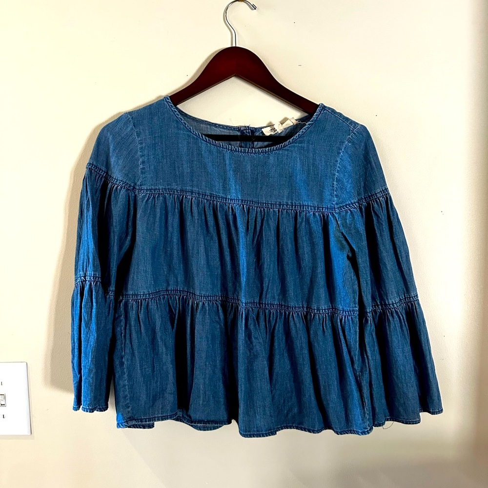 Madewell chambray top